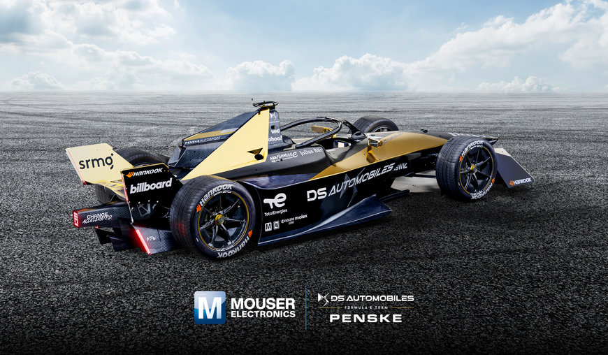 Mouser Electronics gibt Partnerschaft mit DS PENSKE für neunte Saison der Formel-E bekannt